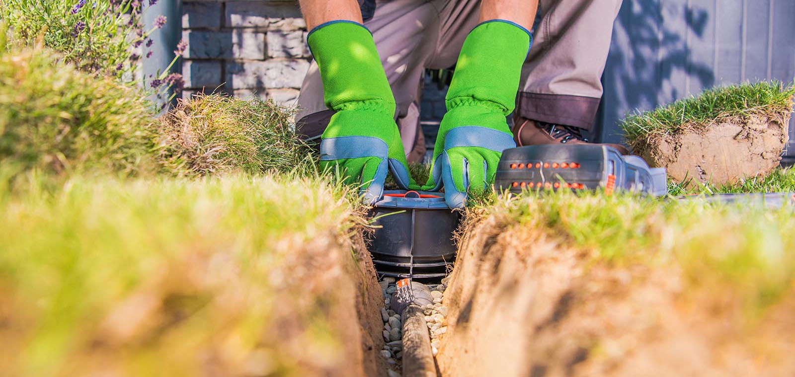 Irrigation system installation